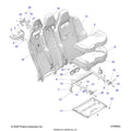 BODY: SEAT ASM & MOUNTING REAR - 2025 POLARIS RZR PRO R 4 SPORT