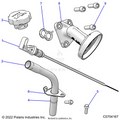 ENGINE: OIL DIPSTICK - 2022 POLARIS RZR TRAIL S 1000 PREMIUM