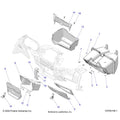 BODY: DASH STORAGE - 2023 POLARIS RZR XP 4 1000 PREMIUM RIDE COMMAND