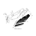 Door Decal Rear-Left-(Matte Blk) by Arctic Cat