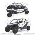 BODY: DECALS - 2022 POLARIS RZR PRO XP 4 SPORT