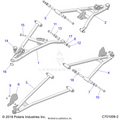 SUSPENSION: FRONT CONTROL ARMS - 2021 POLARIS RZR XP TURBO