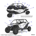 BODY: DECALS STANDARD - 2022 POLARIS RZR TURBO R 4 SPORT