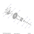 STEERING: FRONT HUB and SPINDLE - 2026 POLARIS RZR 200 MD