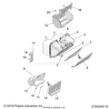 BODY: DASH STORAGE - 2019 POLARIS RZR TURBO 4