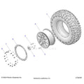 WHEELS: FRONT/REAR - 2025 POLARIS RZR PRO R FACTORY ARMORED LE ULTIMATE