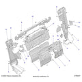 BODY: REAR CLOSEOFF CENTER PANELS - 2026 POLARIS RZR PRO R ULTIMATE