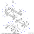 BODY: SEAT MOUNTING DRIVERS - 2022 POLARIS RZR TURBO R ULTIMATE