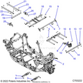 CHASSIS: MAIN FRAME - 2023 POLARIS RZR TURBO R 4 PREMIUM RIDE COMMAND