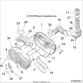 DRIVE TRAIN: CLUTCH COVER AND DUCTING - 2018 POLARIS RZR RS1