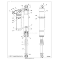 SUSPENSION: FRONT SHOCK INTERNALS (2) - 2018 POLARIS RZR XP 4 TURBO
