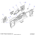 BODY: DASH LOWER - 2024 POLARIS RZR TURBO R 4 ULTIMATE