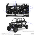 BODY: DECALS - 2023 POLARIS RZR XP 4 1000 SPORT