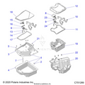 BODY: FRONT STORAGE - 2021 POLARIS RZR PRO XP 4 SPORT