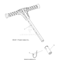 BODY: GRAB BAR PASSENGER - 2015 POLARIS RZR 570