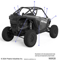 BODY: DECALS STANDARD - 2025 POLARIS RZR PRO S PREMIUM