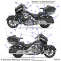 Console Inner Lower Elt Black/Cgol by Polaris