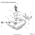 BODY: FUEL TANK - 2020 POLARIS RZR XP TURBO