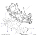 CHASSIS: MAIN FRAME AND SKID PLATES - 2025 POLARIS RZR PRO S 4 SPORT
