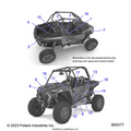 BODY: DECALS - 2022 POLARIS RZR XP 1000 SPORT