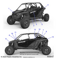 BODY: DECALS - 2023 POLARIS RZR TURBO R 4 SPORT