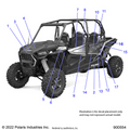 BODY: DECALS - 2023 POLARIS RZR XP 4 1000 PREMIUM