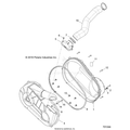 DRIVE TRAIN: CLUTCH COVER and DUCTING - 2017 POLARIS RZR 570
