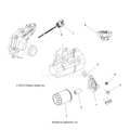 ENGINE: OIL FILTER and DIPSTICK - 2016 POLARIS RZR 570