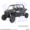 BODY: DECALS (2) - 2023 POLARIS RZR XP 4 1000 PREMIUM