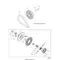 DRIVE TRAIN: SECONDARY CLUTCH - 2016 POLARIS RZR S 900