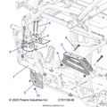 CHASSIS: ENGINE AND REAR DRIVELINE MOUNTING - 2023 POLARIS RZR PRO R 4 LV