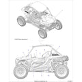 BODY: DECALS GRAPHICS MATTE NAVY - 2020 POLARIS RZR TURBO S