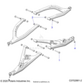 SUSPENSION: FRONT CONTROL ARMS MOUNTING - 2024 POLARIS RZR TURBO R ULTIMATE