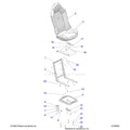 BODY: SEAT ASM. AND SLIDER - 2025 POLARIS RZR 900 TRAIL ULTIMATE