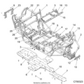 CHASSIS: MAIN FRAME AND SKID PLATES - 2021 POLARIS RZR XP 4 TURBO