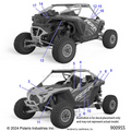 BODY: DECALS - 2025 POLARIS RZR PRO R FACTORY ARMORED LE ULTIMATE