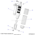 SUSPENSION: FRONT SHOCK MOUNTING - 2022 POLARIS RZR PRO R 4 ULTIMATE