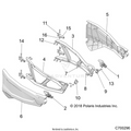 BODY: DOORS REAR UPPER - 2021 POLARIS RZR S 4 1000
