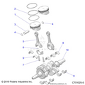 ENGINE: CRANKSHAFT and PISTON - 2022 POLARIS RZR 900 TRAIL ULTIMATE