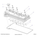ENGINE: VALVE COVER - 2025 POLARIS RZR PRO R 4 RACE REPLICA LE EVAP