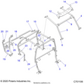 CHASSIS: CAB FRAME - 2021 POLARIS RZR S 4 1000