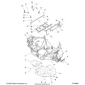 CHASSIS: MAIN FRAME AND SKID PLATE - 2026 POLARIS RZR TRAIL S 1000 ULTIMATE