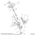 STEERING: MANUAL ASM. - 2020 POLARIS RZR TRAIL S 900
