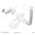 DRIVE TRAIN: CLUTCH COVER DUCTING - 2026 POLARIS RZR PRO XP 4 SPORT