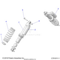 SUSPENSION: FRONT SHOCK MOUNTING - 2020 POLARIS RZR TRAIL S 900