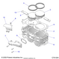 ENGINE: CYLINDER AND PISTON - 2022 POLARIS RZR XP 1000 HIGH LIFTER