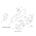 ENGINE: CRANKCASE COVER LH - 2019 POLARIS RZR 170