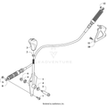Shift Cable Bracket by Arctic Cat