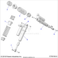 SUSPENSION: FRONT SHOCK MOUNTING TURBO S AND LE - 2021 POLARIS RZR TURBO S