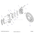 BRAKES: CALIPER FRONT - 2024 POLARIS RZR TURBO R 4 SPORT